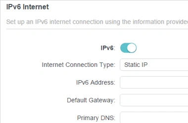 Configure Internet Settings