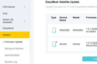 TP Link Archer BE15000 Tri-Band Wi-Fi 7 Router Firmware Update